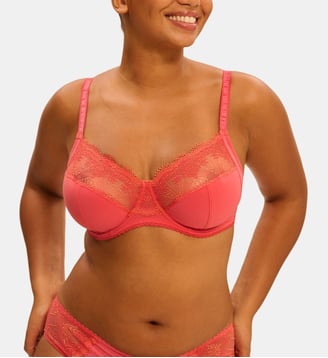 Soutien-gorge avec armature emboitant - Coralia - Simone Pérèle - Orange