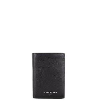 Portefeuille Delphino Lucas en cuir - Lancaster - Noir