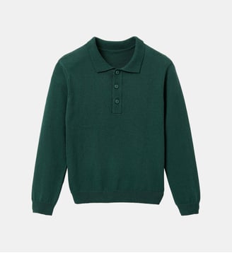 Pull col polo - Cyrillus - Vert