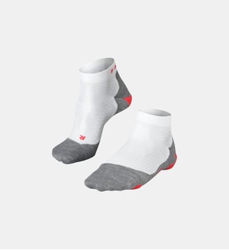 Chaussettes Courtes RU5 Race Short Fibre artificielle - Falke - Blanc et mix