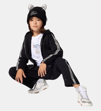 Tee-shirt manches longues - Karl Lagerfeld Kids - Blanc