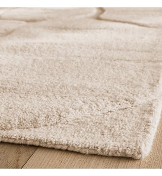 Tapis tufté à la main en pure laine - AM.PM - Naturel