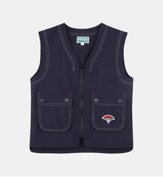 Veste sans manche zippée Kenzo Kids