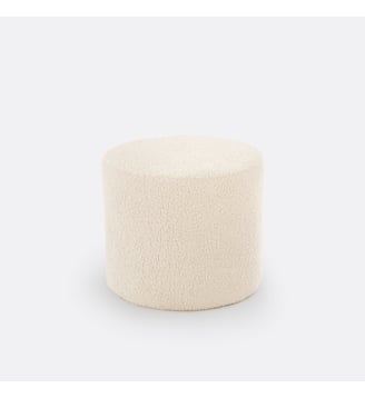 Pouf bouclette - La Redoute Interieurs - Naturel