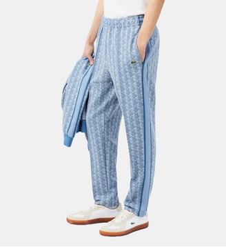 Pantalon de survêtement Paris monogramme - Lacoste - Bleu clair bleu