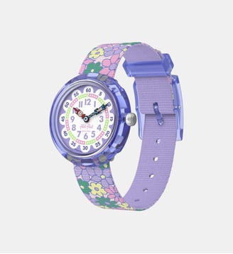 Montre Let's get artsy Blanc FBNP240 - Flik Flak - Violet