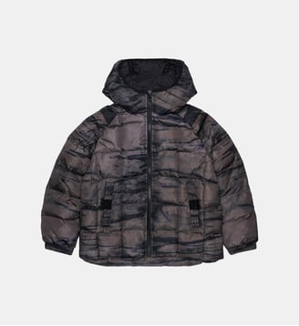 Veste matelassée avec logo - Diesel Kids - Bordeaux