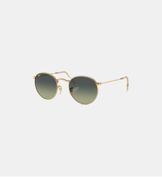 Lunettes de soleil Rond RB3447 Round Metal - Ray Ban - Or