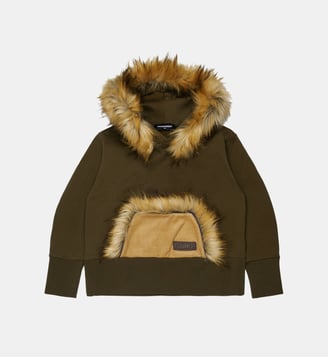 Sweat à capuche avec logo Dsquared2