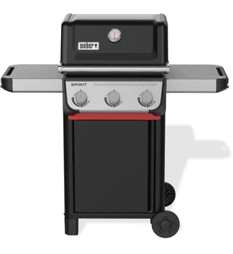 Barbecue gaz Spirit E-310 black 3 brûleurs sur chariot 52x45 cm Weber