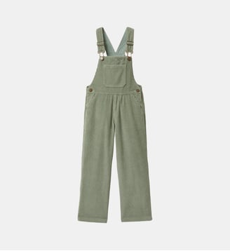 Salopette en velours côtelé Fille - Cyrillus - Vert pastel