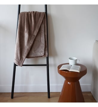 Plaid Polaire Extra Doux Coloris Taupe - Dodo - Marron