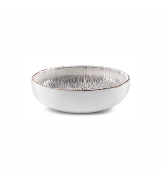 Assiette salade et pâtes - Médard de Noblat - Gris texturé