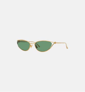 Lunettes de soleil Œil de chat BV1330S - Bottega Veneta - Or