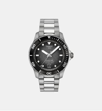 Montre automatique Seastar Noir T1208071105100 - Tissot - Argenté