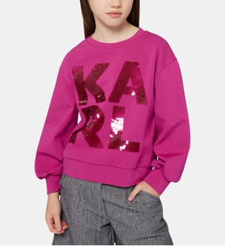 Sweat manches longues - Karl Lagerfeld Kids - Azalée