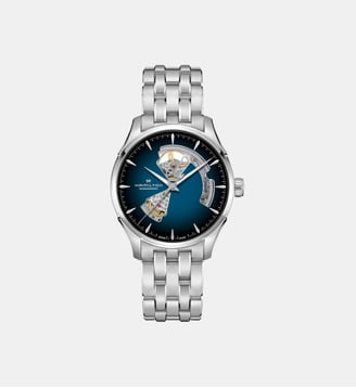 Montre automatique Jazzmaster Bleu H32675140 - Hamilton - Argenté