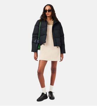 Doudoune à capuche déperlante duvet - Lacoste - Noir