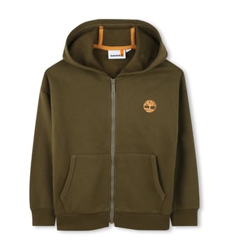 Cardigan molletonné à capuche - Timberland - Vert