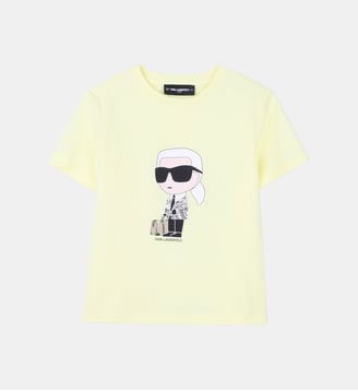 T-shirt à manches courtes - Karl Lagerfeld Kids - Jaune