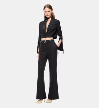 Veste spencer à lacets et fentes Pinko