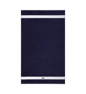 Serviette de bain  en coton - Lacoste Home - Marine