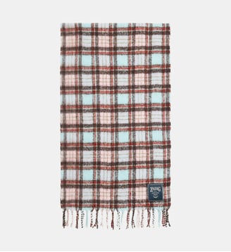 Écharpe Joan Tartan - Zadig&Voltaire - Rose ballet