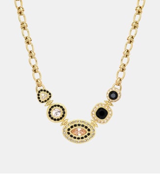 Collier   - Traviata - Satellite - Noir quartz