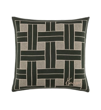 Housse de coussin en coton - Kenzo Home - Kaki
