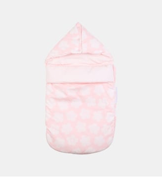 Chancelière en popeline de coton - Kenzo Kids - Veiled rose