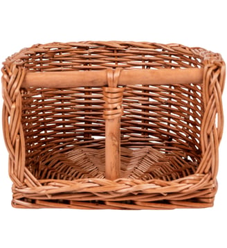 Siège poupée en osier pour vélo - Egmont Toys - Marron