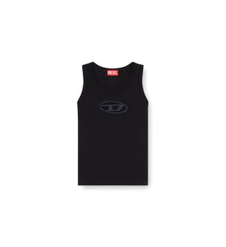 Débardeur avec cut-out Oval D - Diesel - Noir
