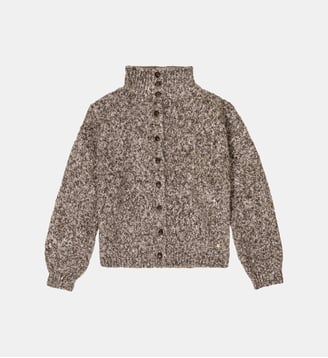 GILET uni MAILAN - La Petite Etoile - Marron et écru