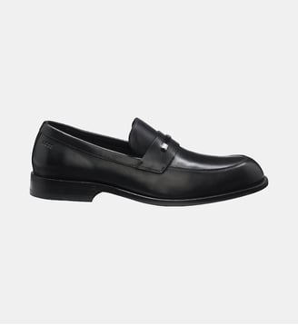 Mocassins Taylil en cuir  - BOSS - Black