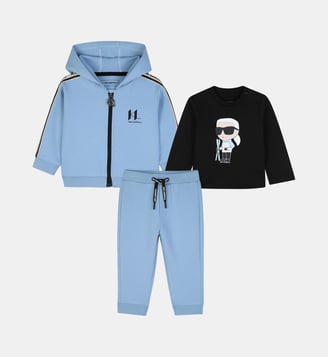 Ensemble jogging - Karl Lagerfeld Kids - Bleu acidule