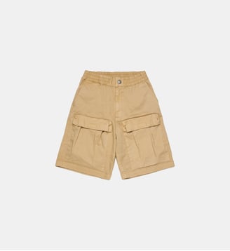 Short cargo avec logo brodé - Diesel Kids - Sable