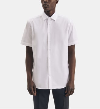 Chemise d'affaires 1/2 Shaped Col Kent - Seidensticker - Blanc