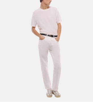 Pantalon 5 poches en twill de coton Fursac