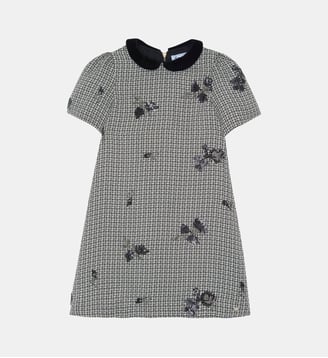 Robe -  col claudine pied de poule - Tartine Et Chocolat - Noir