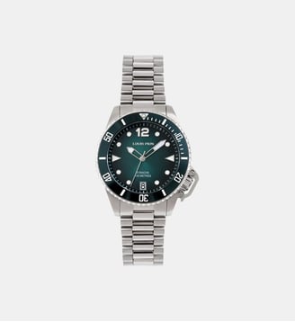 Montre Marin Vert XS4134IV\2 - Louis Pion - Argenté