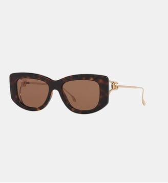 Lunettes de soleil Rectangulaire GG1566S - Gucci - Écaille