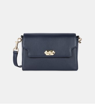 Sac trotteur Milano Cosmos en cuir - Lancaster - Bleu foncé