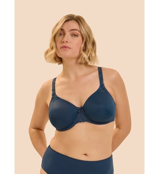 Soutien-gorge emboitant moulé - Bleu pétrole - Simone Pérèle - Bleu pétrole