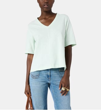 T-shirt V en coton - MARISA Gerard Darel