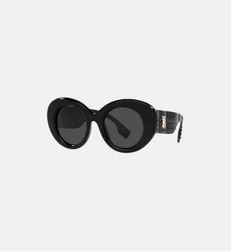 Lunettes de soleil Rond BE4370U Margot - Burberry - Noir