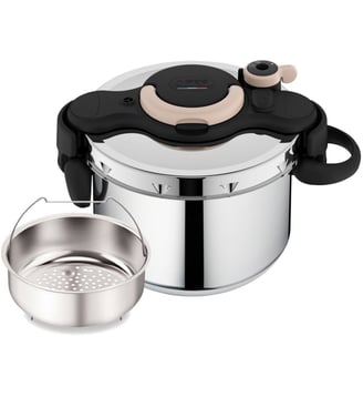 Autocuiseur CLIPSO MINUT' ECO RESPECT 6 l - Seb - Acier