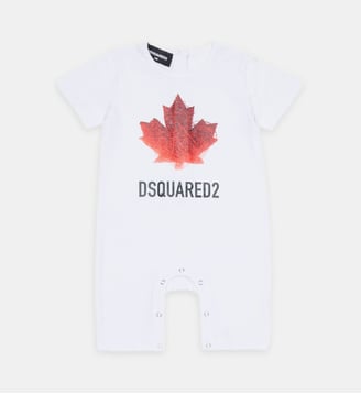 Body bébé avec logo - Dsquared2 - Blanc