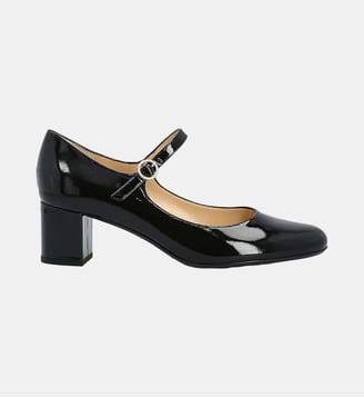 Babies darlington - cuir vernis - Manfield - Noir