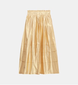 Jupe longue Héloïse en coton - Ines de la Fressange Paris - Doré