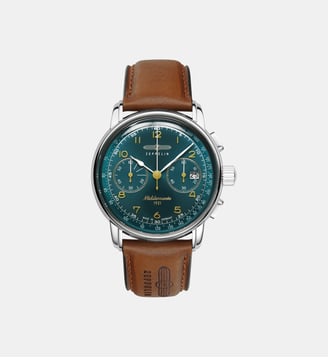 Montre 100 Ans Vert Z-9670-4 - Zeppelin - Argenté